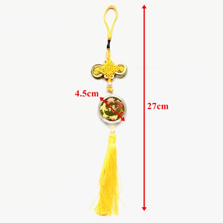 Dây Treo Xu Song Ngư in màu - SP005275 